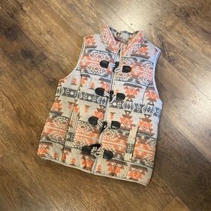 RuffHewn Aztec print vest